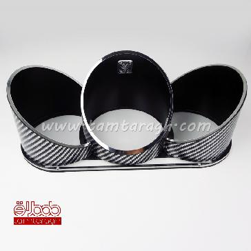 قاب کیلومتر تیبا و ساینا طرح فیبر کربن جدید