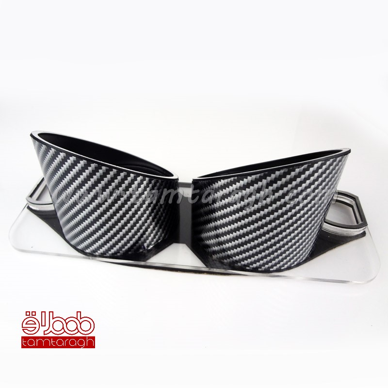 قاب کیلومتر پراید صبا طرح فیبر کربن جدید