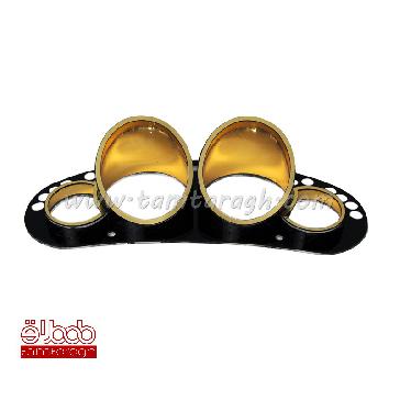 قاب کیلومتر پژو 206 طرح فیبر کربن طلایی