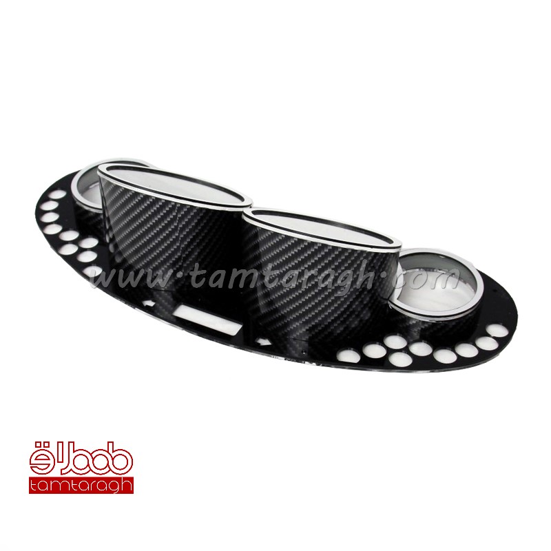 قاب کیلومتر پژو 206 طرح فیبر کربن کروم