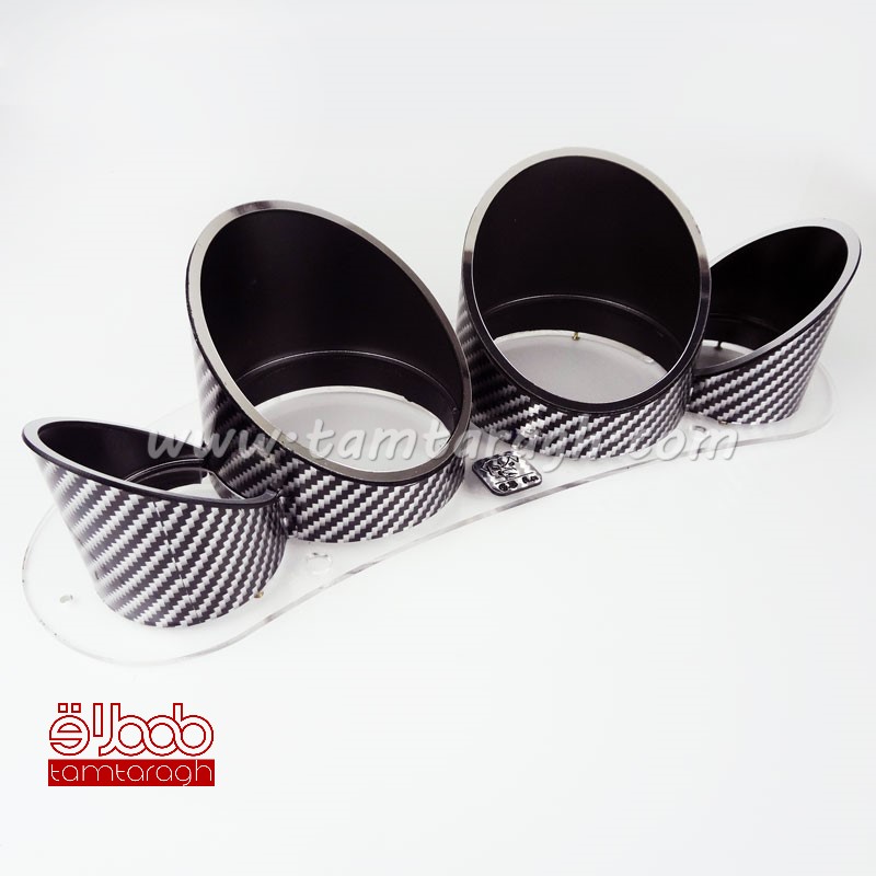 قاب کیلومتر پژو 206 و رانا طرح فیبر کربن جدید