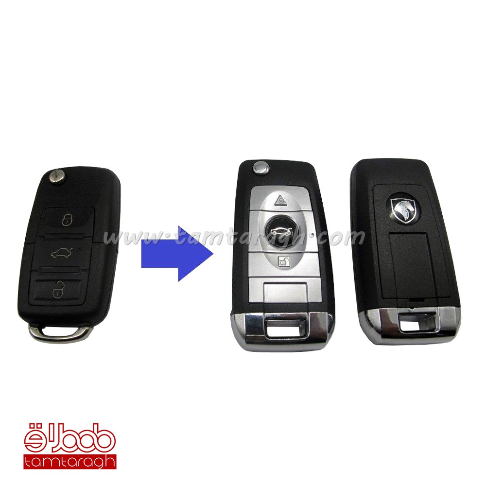 قاب ریموت سمند تاشو طرح رولز رویس