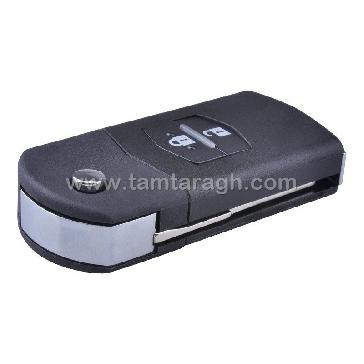 قاب ریموت مزدا3 و مزدا6 دو دکمه تاشو