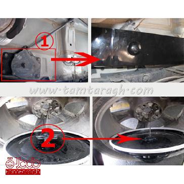 قفل زاپاس بند سورنتو و سانتافه ix45 سیف (SAFE)