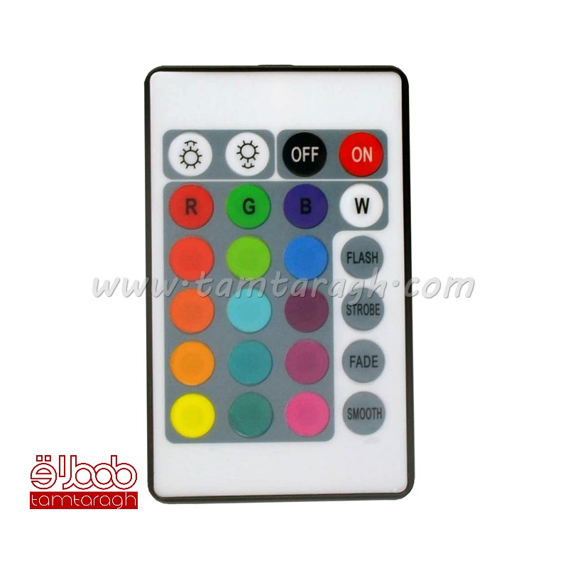 لامپ سقفی هفت رنگ LED RGB دارای ریموت کنترل