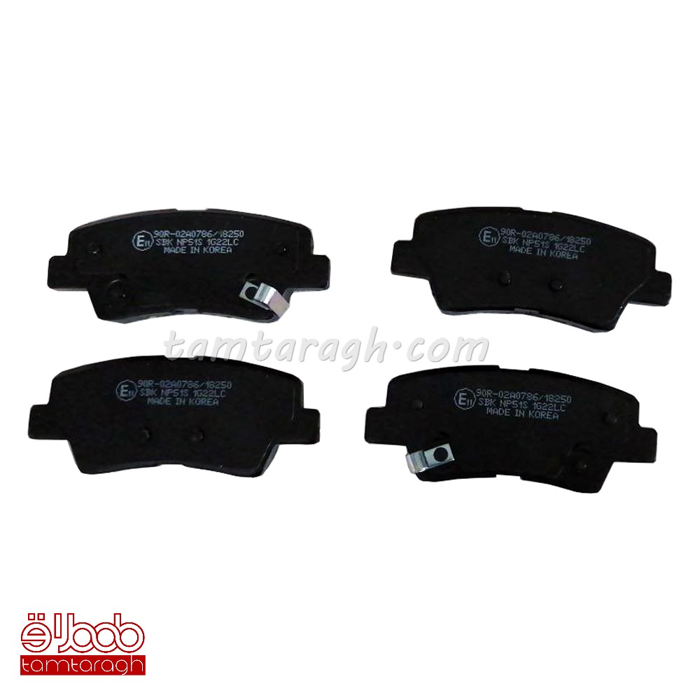 لنت ترمز عقب النترا برند های کیو Hi-Q اصل کره 