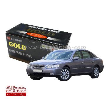 لنت ترمز جلو آزرا 2008 برند گلد GOLD اصل کره