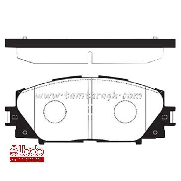 لنت ترمز جلو تویوتا یاریس و لکسوس و برلیانس برند ه