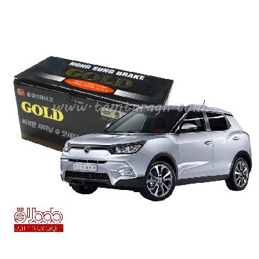 لنت ترمز جلو سرامیکی تیوولی برند گلد GOLD اصل کره  لنت ترمز جلو سرامیکی تیوولی برند گلد GOLD اصل کره