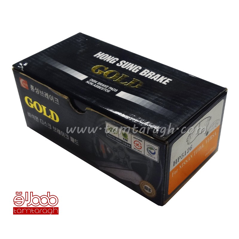 لنت ترمز جلو ماکسیما برند گلد GOLD اصل کره 