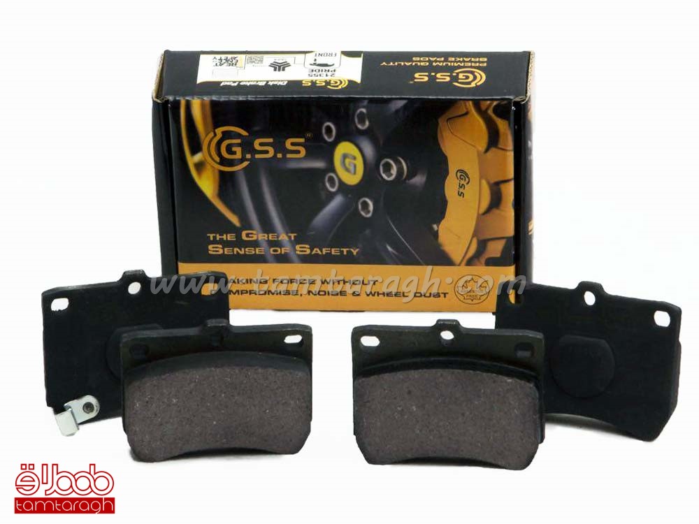 لنت ترمز جلو پراید جی اس اس مدل GS21355