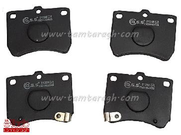 لنت ترمز جلو پراید جی اس اس مدل GS21355