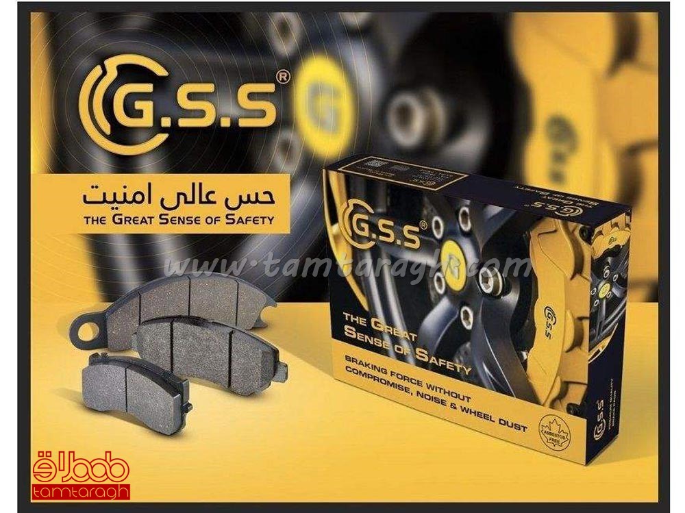 لنت ترمز عقب پیکان جی اس اس مدل GSPYB01