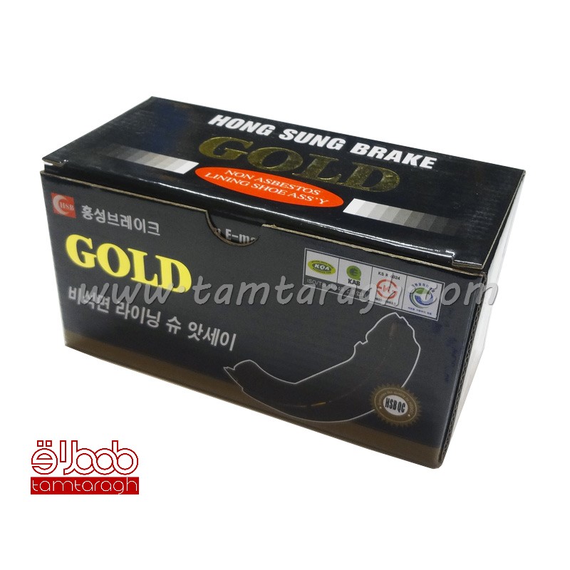 لنت ترمز عقب کفشکی پراید گلد GOLD اصل کره