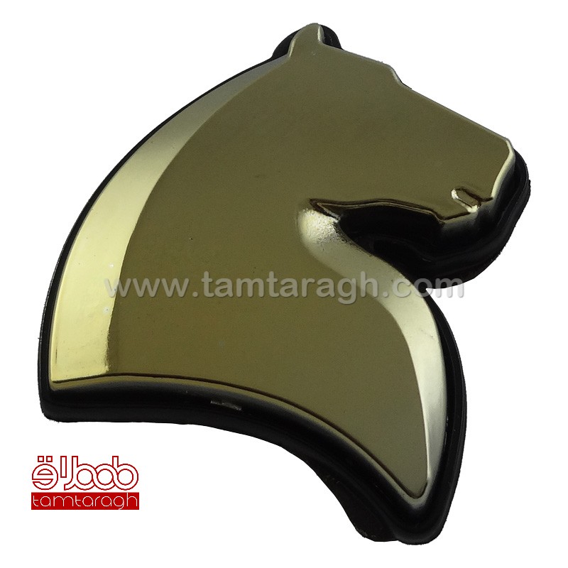 لوگوی گلد جلو پنجره سمند