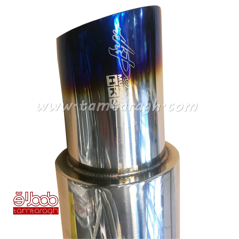 منبع اگزوز اسپرت HKS تک لول هفت رنگ کوچک