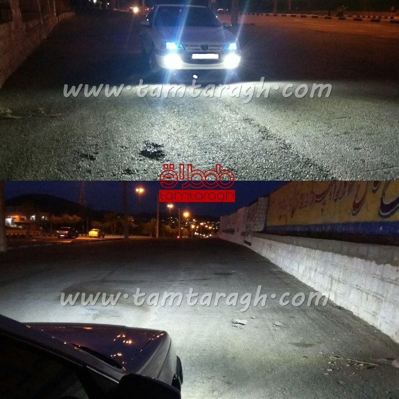 هدلایت D5 پایه H4 برند MZM یک سال گارانتی