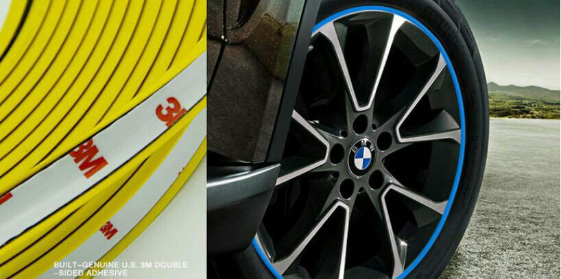 نوار رنگی دور رینگ با رنگ‌بندی متنوع