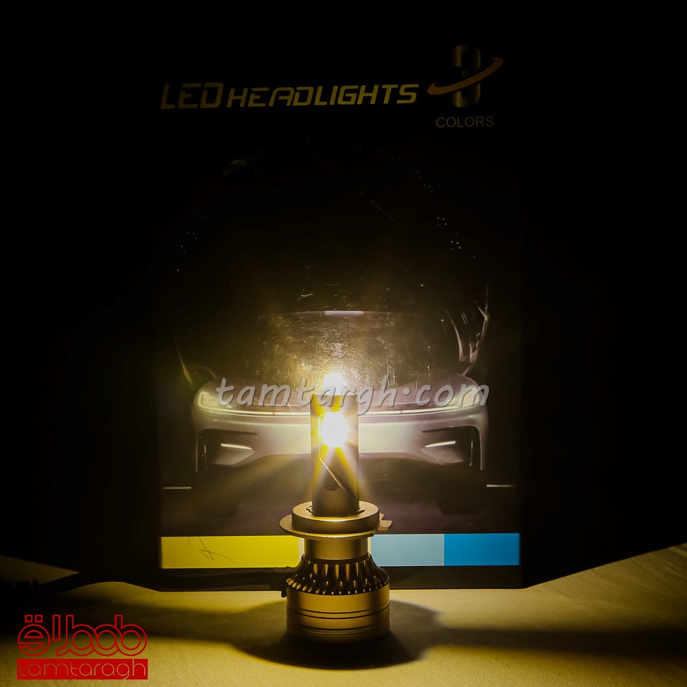 هدلایت سه رنگ با چیپ CSP 