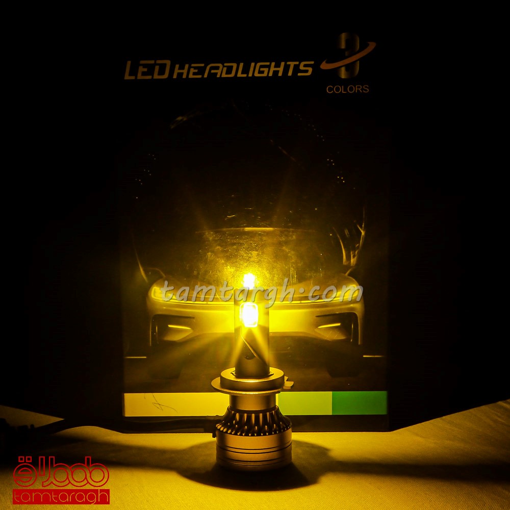 هدلایت سه رنگ با چیپ CSP 