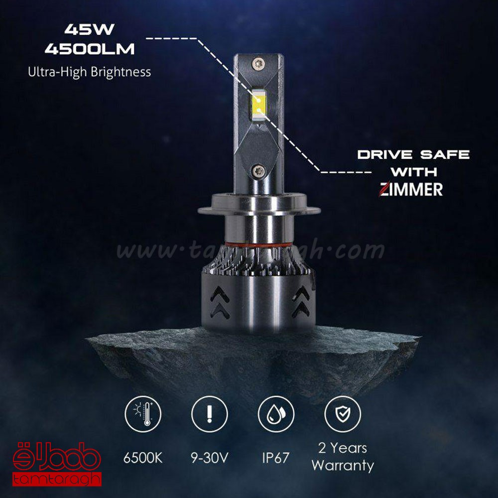 هدلایت E8pro زیمر با چیپ CSP