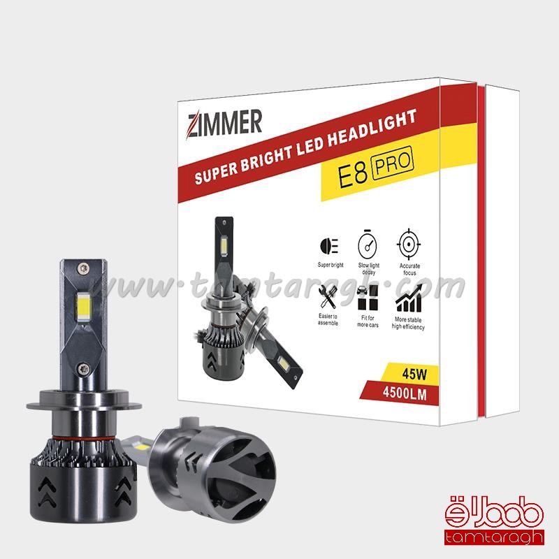 هدلایت E8pro زیمر با چیپ CSP
