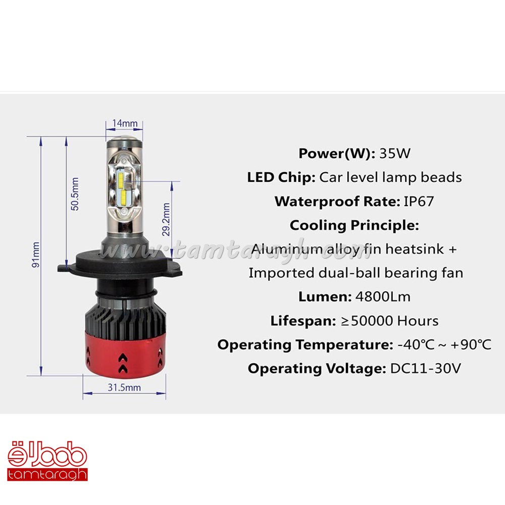 هدلایت Z6 plus زیمر با چیپ CSP 