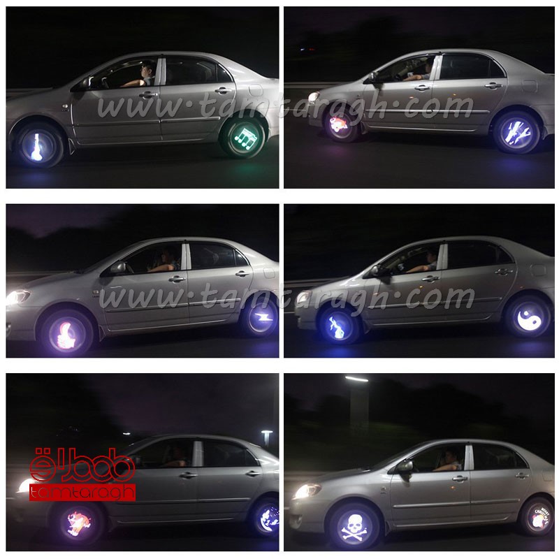 ویل لایت WHEEL LIGHT ( کیت نورپردازی تصویری داخل رینگ)