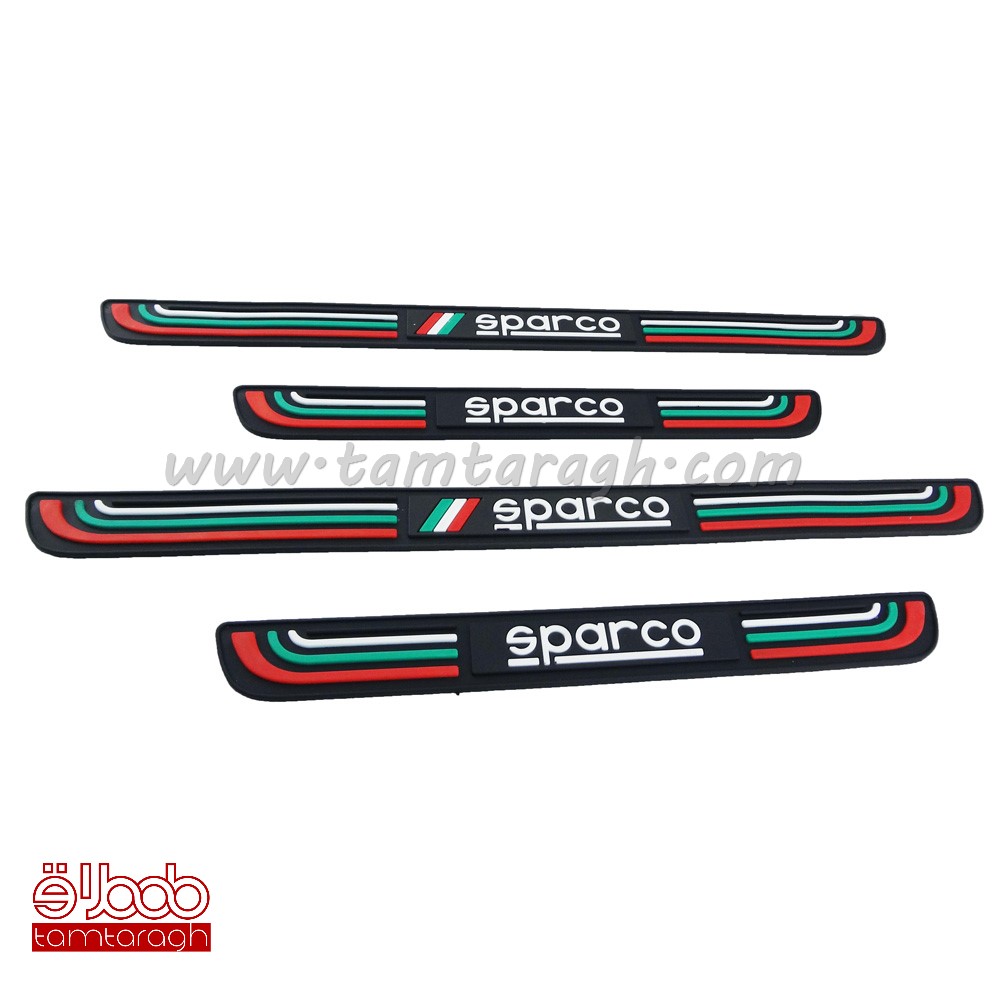پارکابی لاستیکی سه رنگ مدل اسپارکو (sparco) طرح 2
