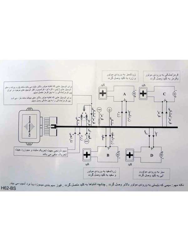پاور ویندوز چیتا (شیشه بالابر اتوماتیک) برای 4 درب خودرو