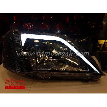 چراغ اسپرت جلو (بلوری) ال90 نئون پهن