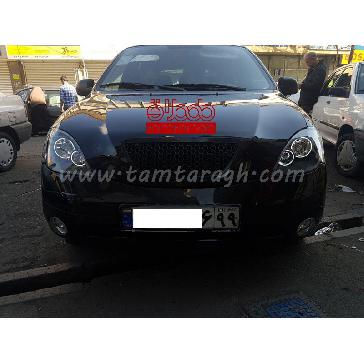 چراغ اسپرت جلو (بلوری) تیبا نئون گازی