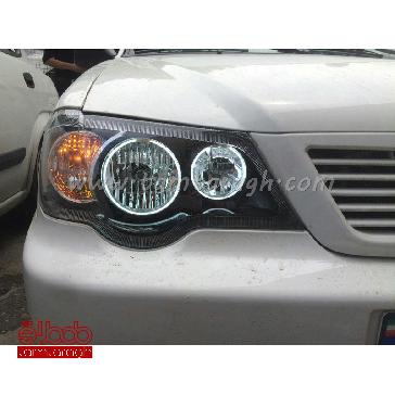 چراغ اسپرت جلو (بلوری) پراید 111 و 132 - نئون گازی