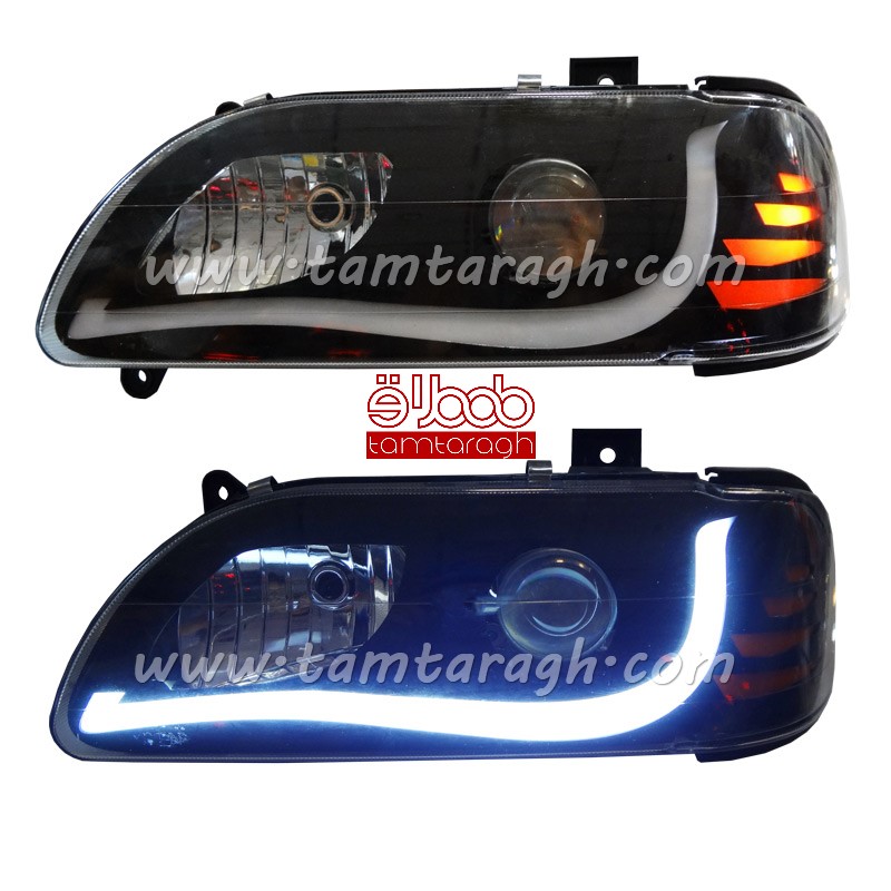 چراغ اسپرت جلو (بلوری) پراید طرح 1 پلکسی لنزدار (آماده سازی و ارسال 2 تا 5 روز کاری)