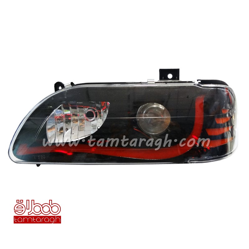 چراغ اسپرت جلو (بلوری) پراید طرح 1 پلکسی لنزدار (آماده سازی و ارسال 2 تا 5 روز کاری)