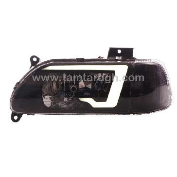 چراغ اسپرت جلو (بلوری) پراید نئون فیبری طرح G