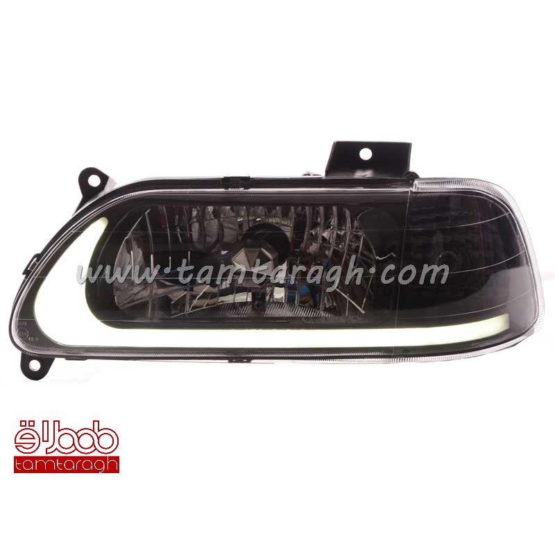 چراغ اسپرت جلو (بلوری) پراید 121 طرح نئون (آماده سازی و ارسال 2 تا 5 روز کاری)