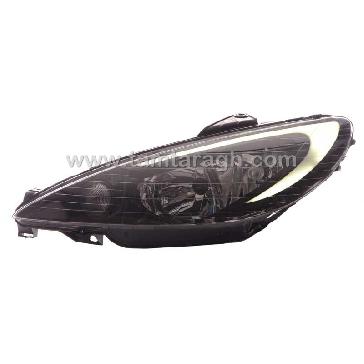 چراغ اسپرت جلو (بلوری) پژو 206 طرح کادنزا