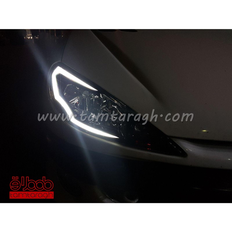 چراغ اسپرت جلو (بلوری) پژو 206 نیو کادنزا مدل 1 (آماده سازی و ارسال 2 تا 5 روز کاری)