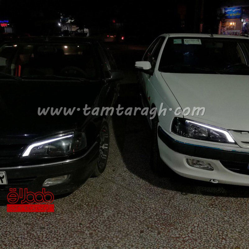 چراغ اسپرت جلو (بلوری) پژو پارس طرح LF (آماده سازی و ارسال 2 تا 5 روز کاری)