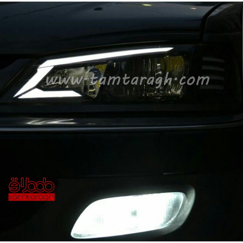 چراغ اسپرت جلو (بلوری) پژو پارس طرح فضایی (آماده سازی و ارسال 2 تا 5 روز کاری)