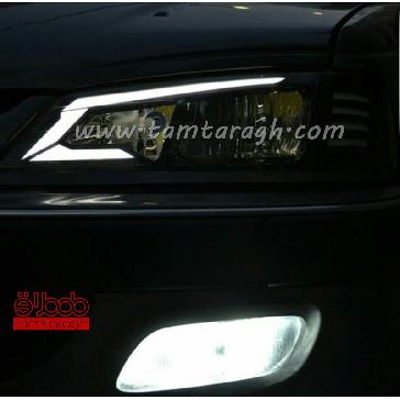 چراغ اسپرت جلو (بلوری) پژو پارس طرح فضایی