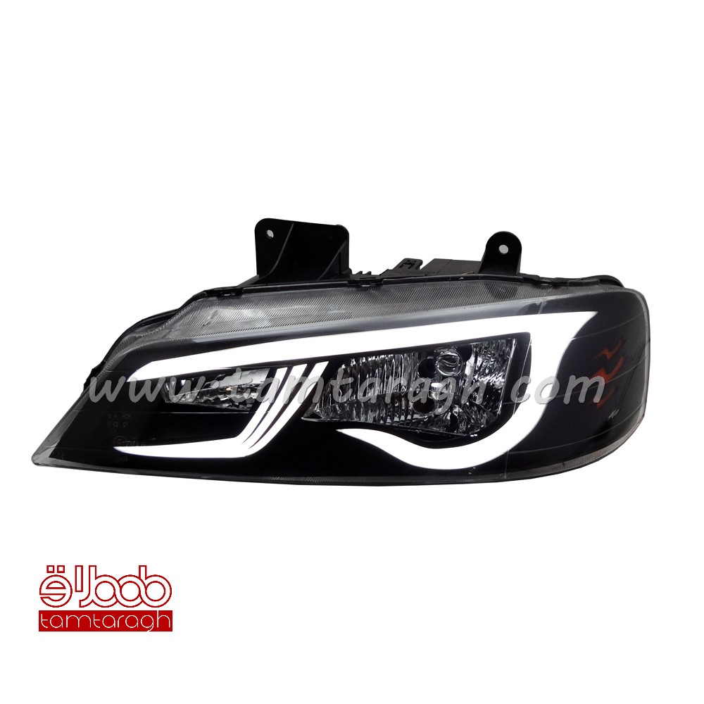 چراغ اسپرت جلو (بلوری) پژو پارس مدل خفاشی مدل 1 (آماده سازی و ارسال 2 تا 5 روز کاری)