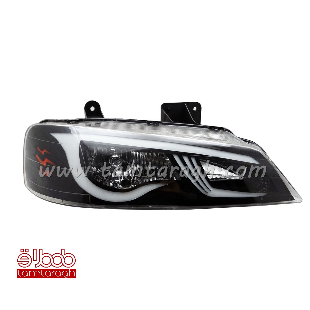 چراغ اسپرت جلو (بلوری) پژو پارس مدل خفاشی مدل 1 (آماده سازی و ارسال 2 تا 5 روز کاری)