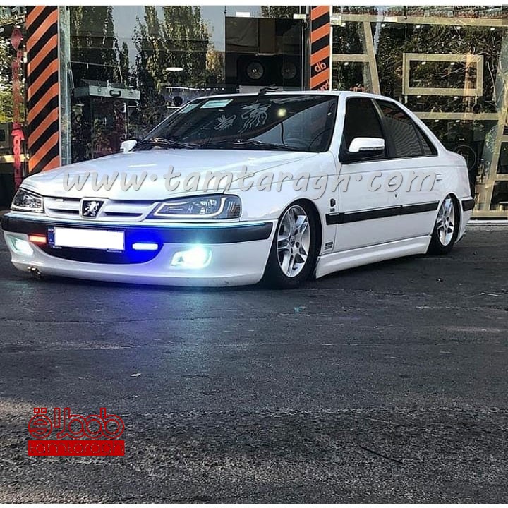 چراغ اسپرت جلو (بلوری) پژو پارس نئون پهن طرح آکورد (آماده سازی و ارسال 2 تا 5 روز کاری)