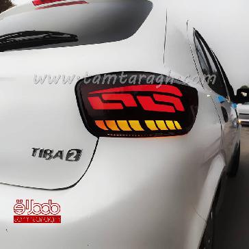 چراغ اسپرت خطر تیبا 2 طرح آئودی A8