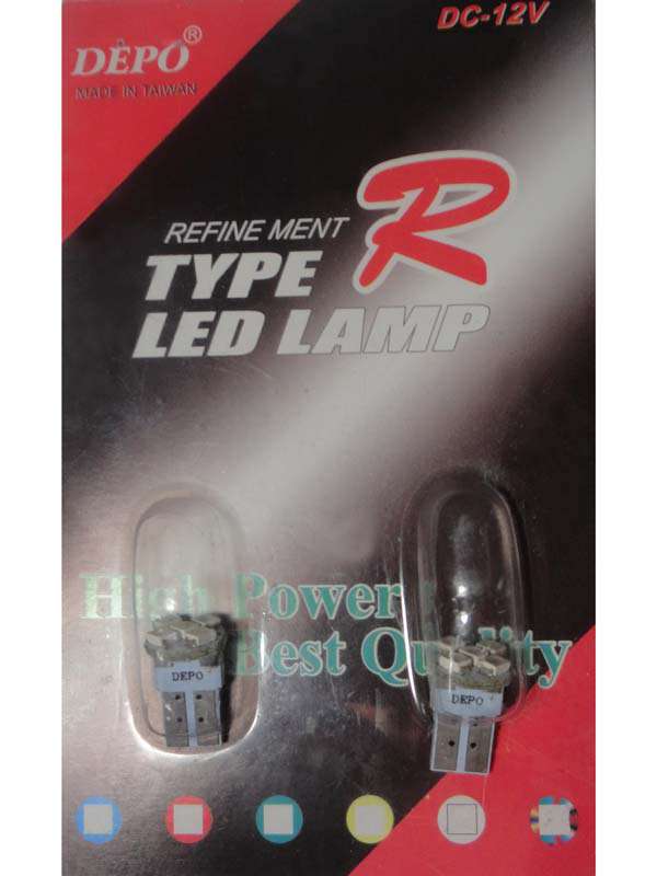 چراغ ال ای دی راهنما و داخل چراغ کوچک DEPO