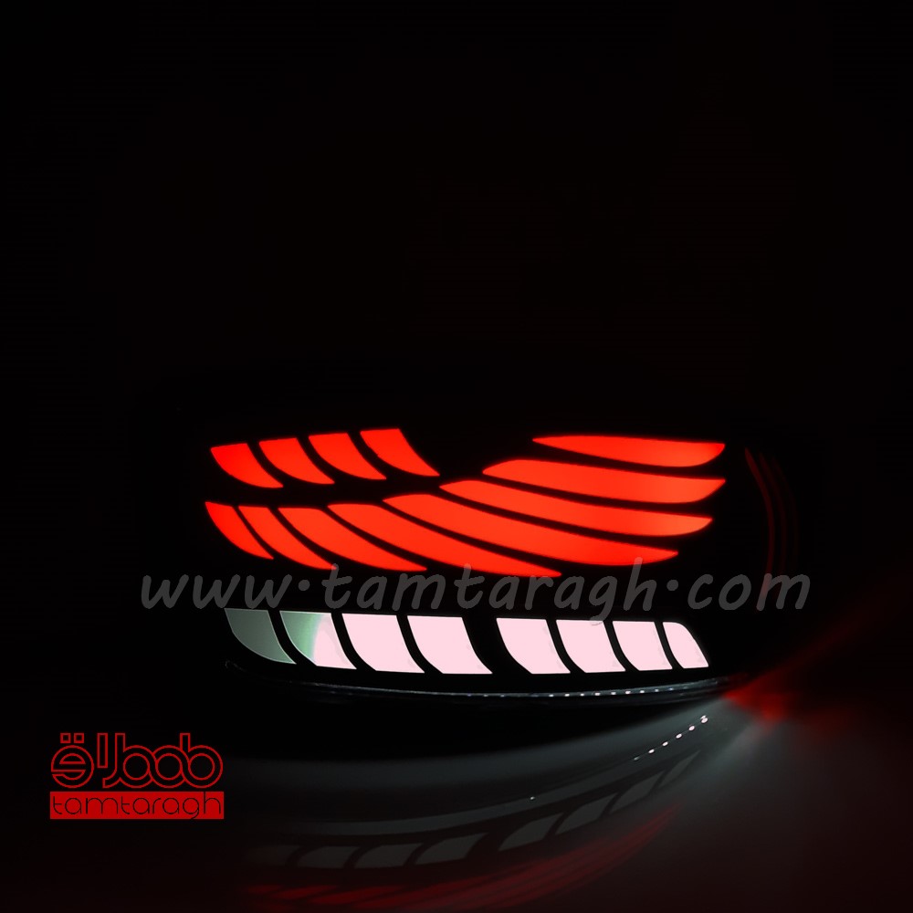چراغ خطر اسپرت تیبا 2 طرح پروانه