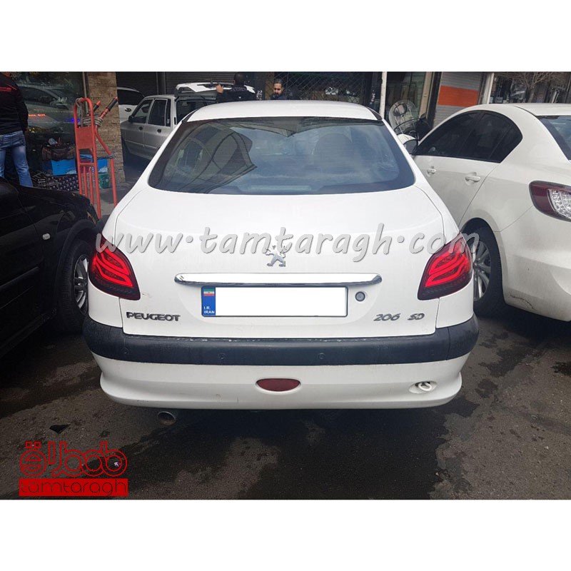 چراغ خطر اسپرت پژو 206 طرح S500 برند NGco
