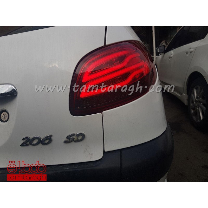 چراغ خطر اسپرت پژو 206 طرح S500 برند NGco